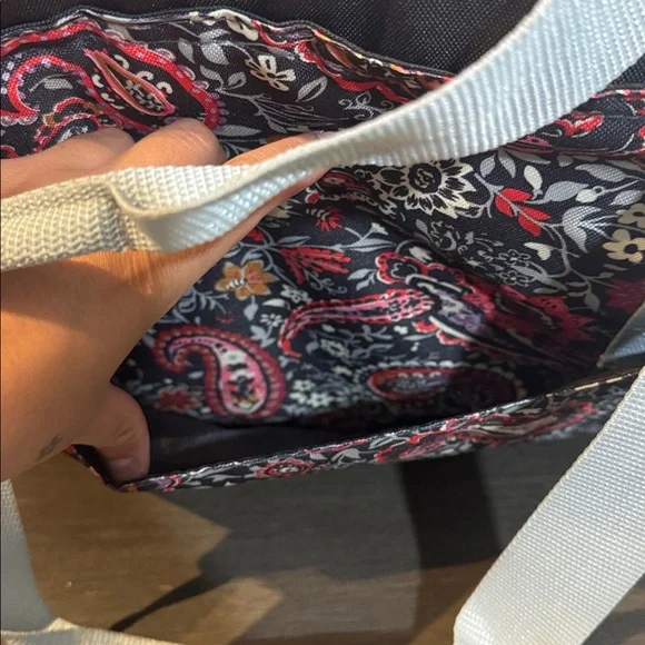 Vera Bradley Tote Bag Coleman Cooler Collaboration In Paisley Grey - Picture 4 of 11
